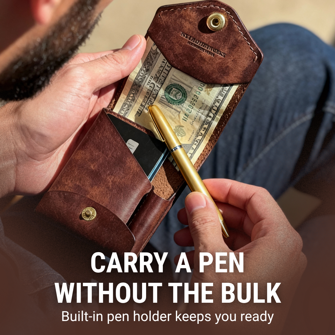 Timora™ - Stay Stylishly Organized with a Slim, Quick-Access Wallet