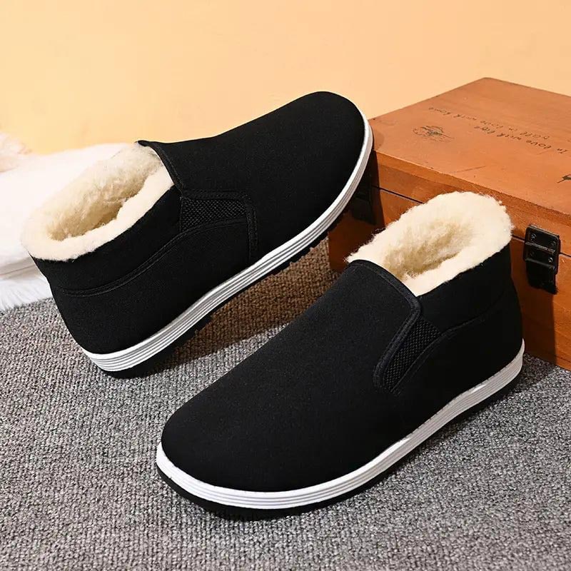 Henry - Cozy Cotton Slip-On Shoes for Men