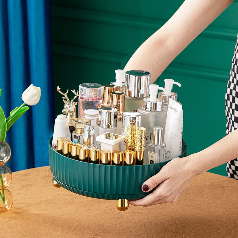 SpinEase™ - Rotating Cosmetic & Kitchen Storage Turntable Organizer