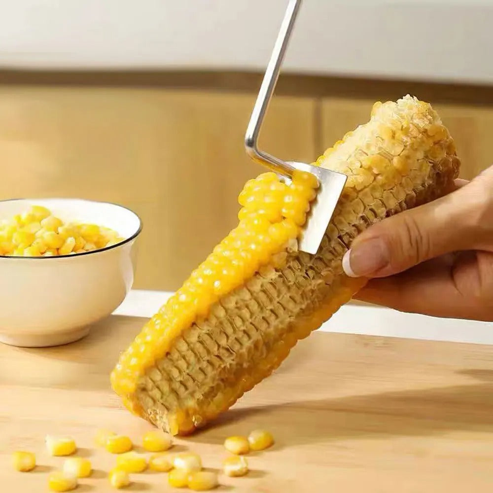 CornFix™ – Easy Fresh Corn Stripping Tool for Quick Snacks