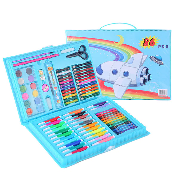 CreativeJoy™ - 6-in-1 Art Set with Painting Tools & Vibrant Colors