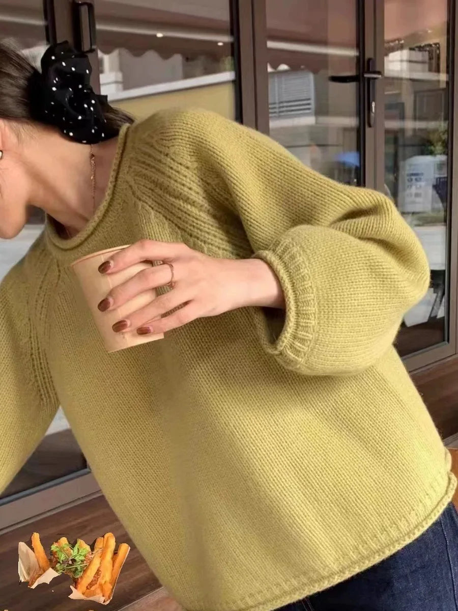 Cozy Oversized Knit Sweater for Casual Comfort