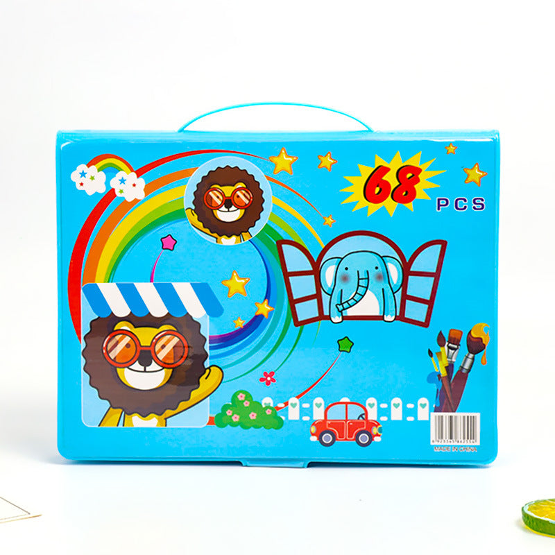 CreativeJoy™ - 6-in-1 Art Set with Painting Tools & Vibrant Colors
