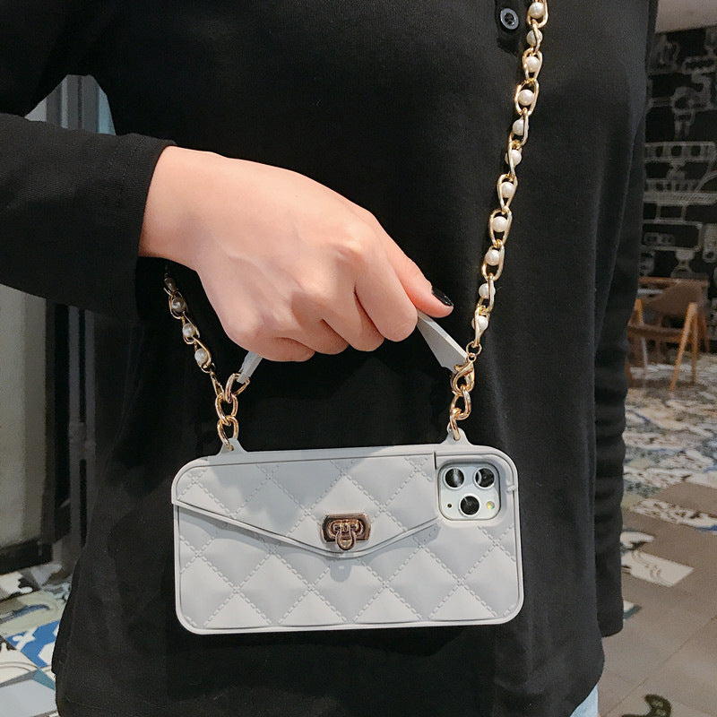 Chic Chain Strap Handbag Phone Case