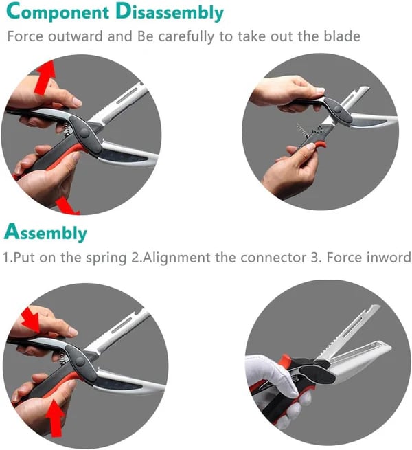 SlicePro™ - Multi-Use Kitchen Scissors for Cooking & Prep