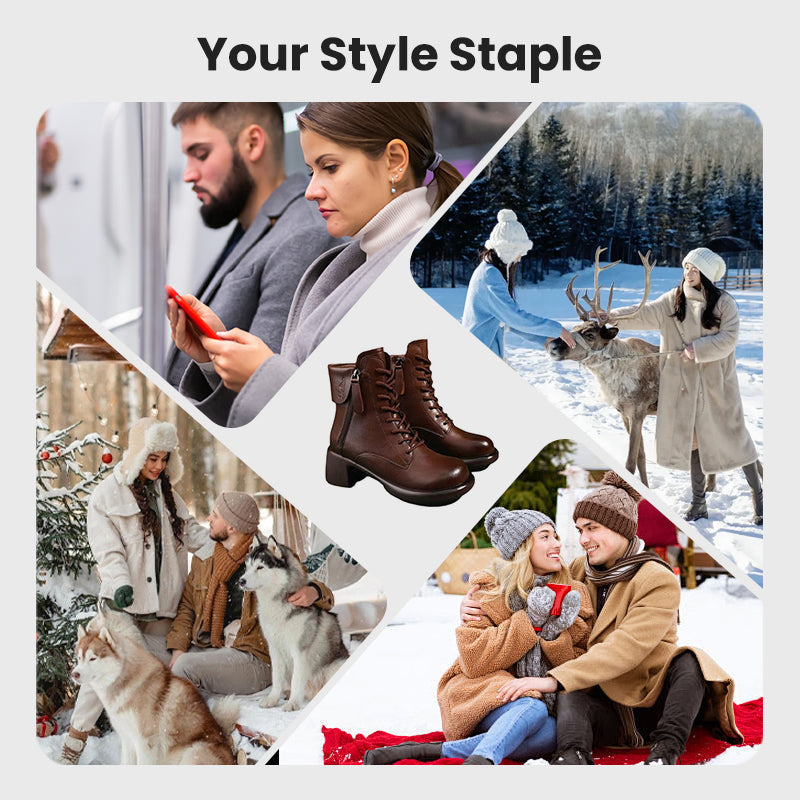 Plush Lined Leather Boots
