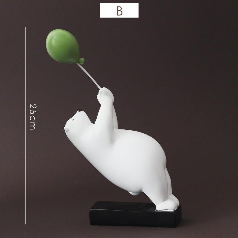 Modern Abstract Tabletop Sculpture Decor