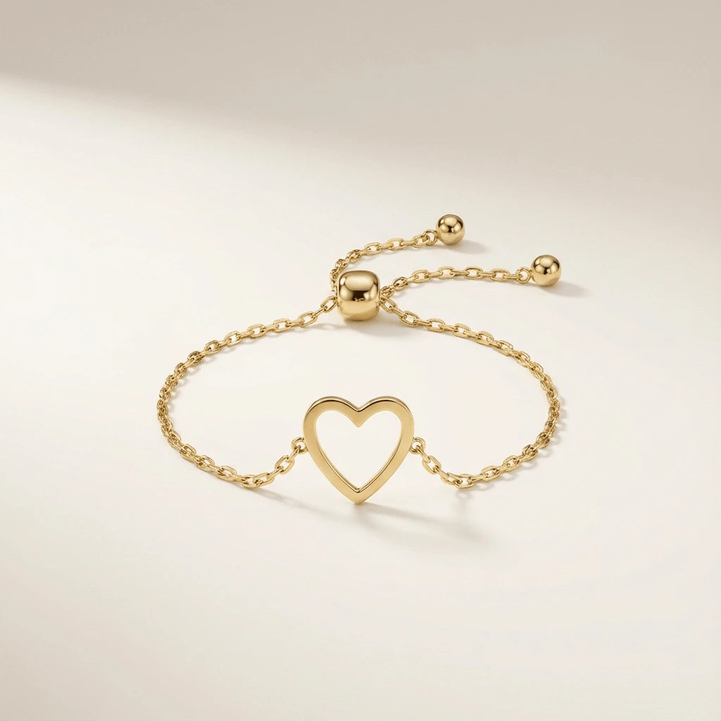 HeartLink - Keep Your Loved One Close with Matching Heart Bracelets