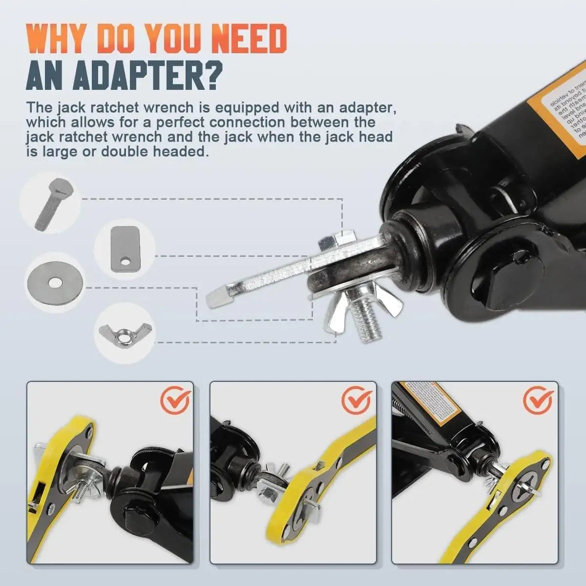 AutoLift™ - Universal Car Jack Ratchet Wrench Kit