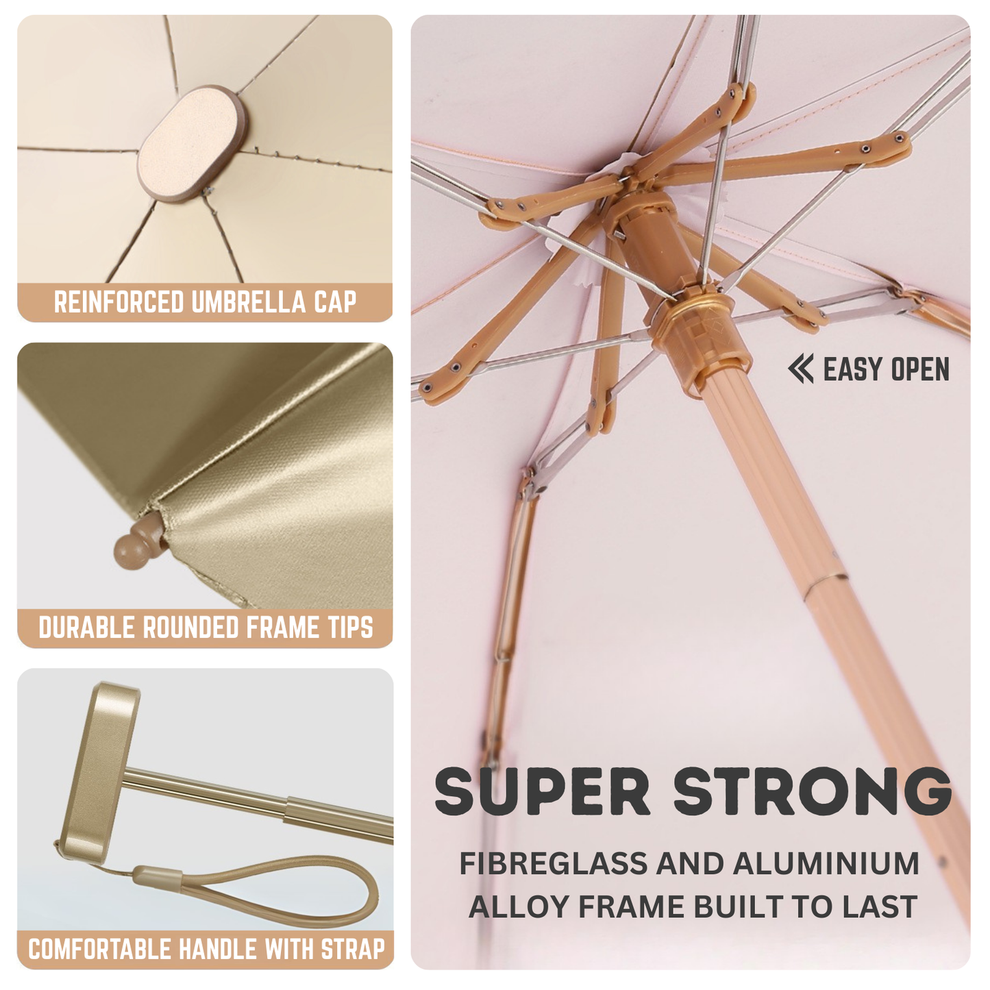 SunGuard - Ultimate Compact Umbrella Shields You From Sun And Rain