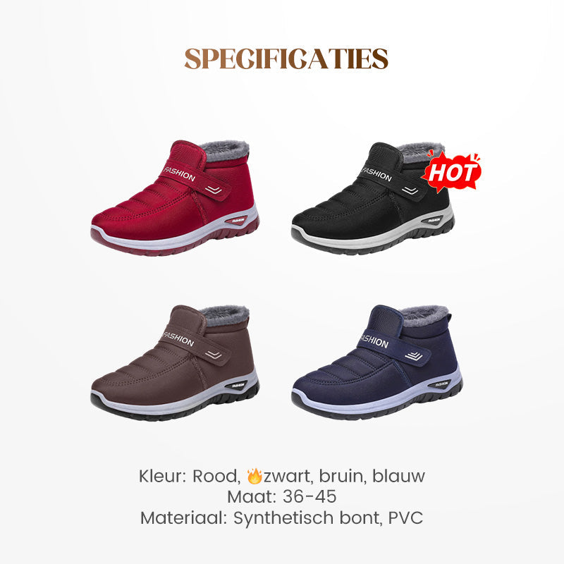 Cozy Waterproof Slip-On Winter Walking Shoes