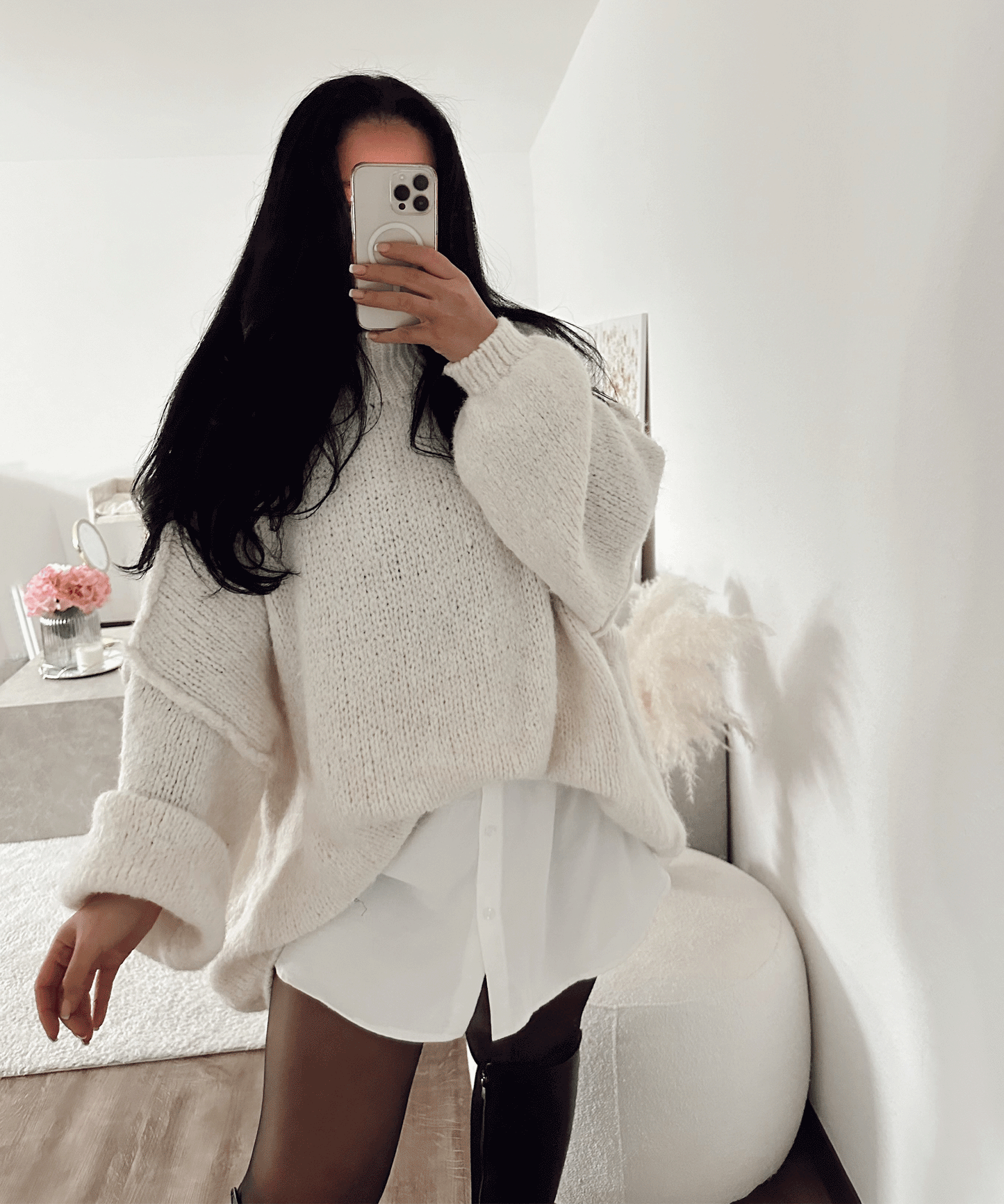 Elegant White Skirt
