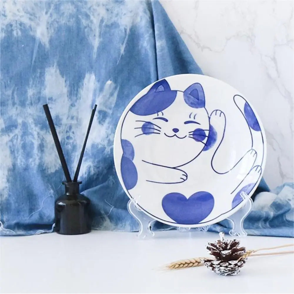 Ceramic Cat Shaped Sauce Dish Bowl