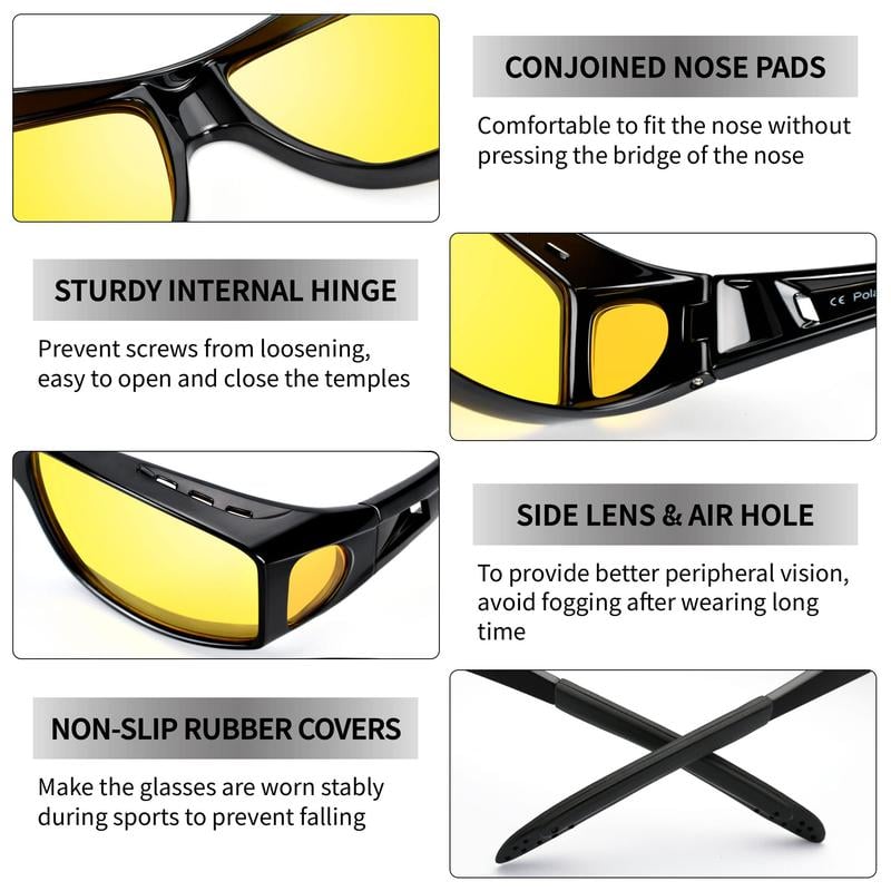 DarkVision™ - Glare-Free Night Driving Glasses