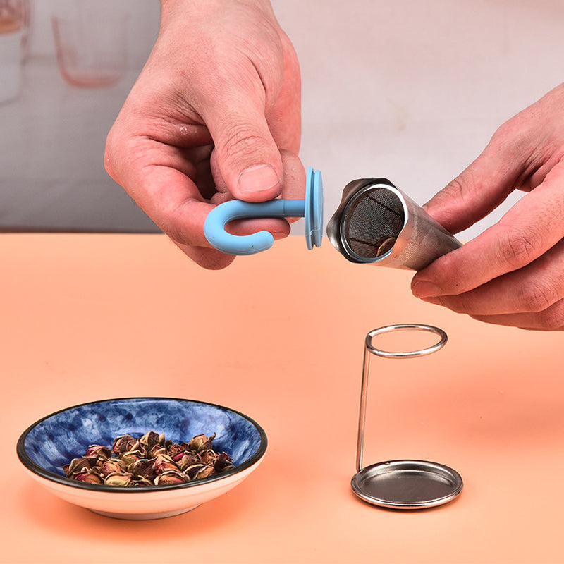 Stylish Tea Infuser with Fun Twist for Loose Leaf Tea Lovers