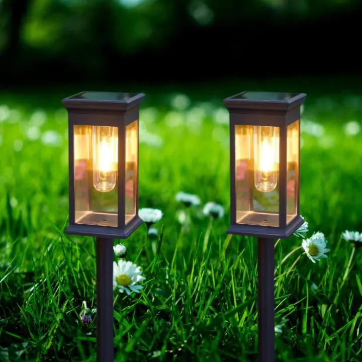 SolarGarden™ - Warm White Solar Pathway & Garden Accent Lights