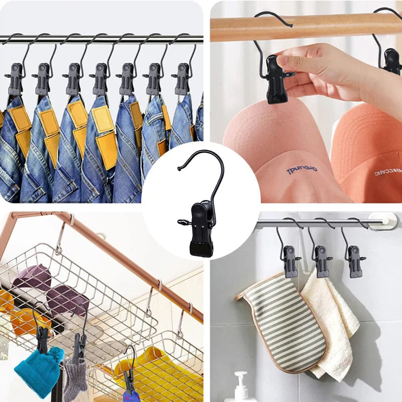 Clipzy™ - Compact Travel Clothes Hanger Clips