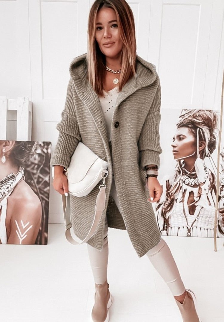Cozy Chunky Knit Cardigan Sweater
