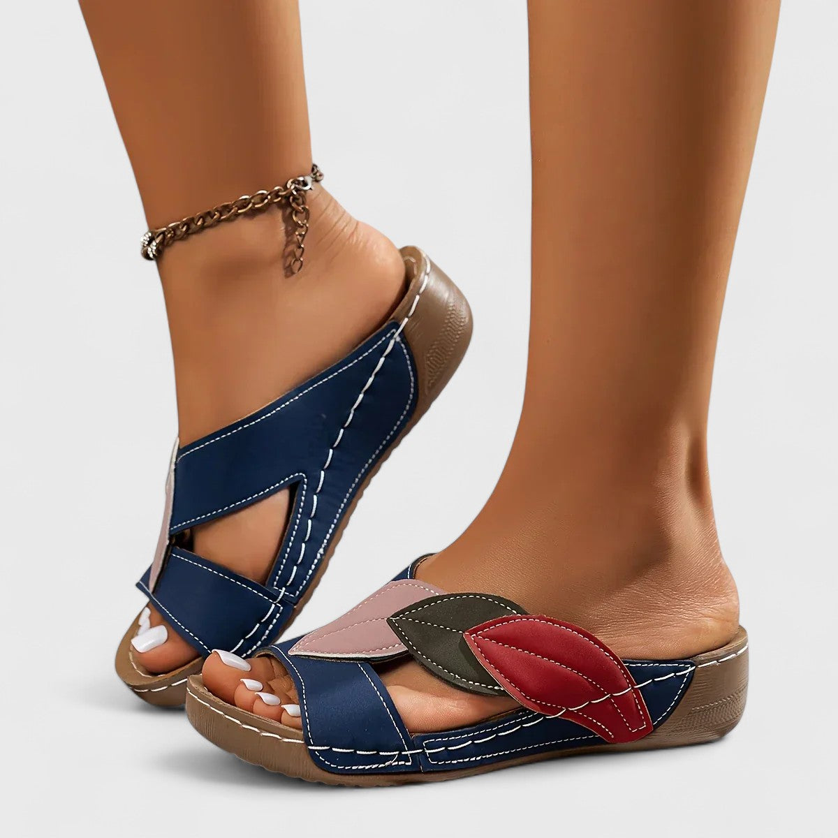Orthopedic Slip-On Sandals with Elegant Comfort