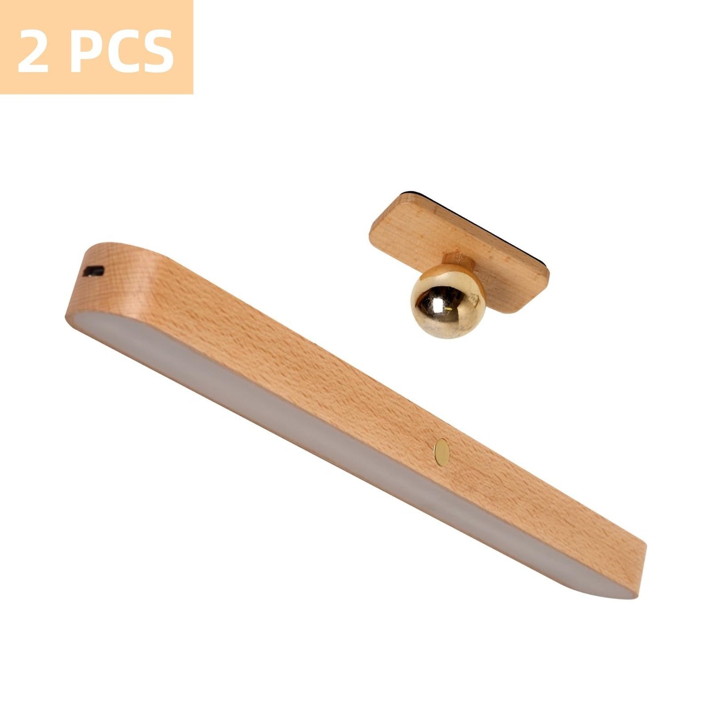 LumaWood - Effortless Magnetic Lamp with Soft Natural Light Anywhere