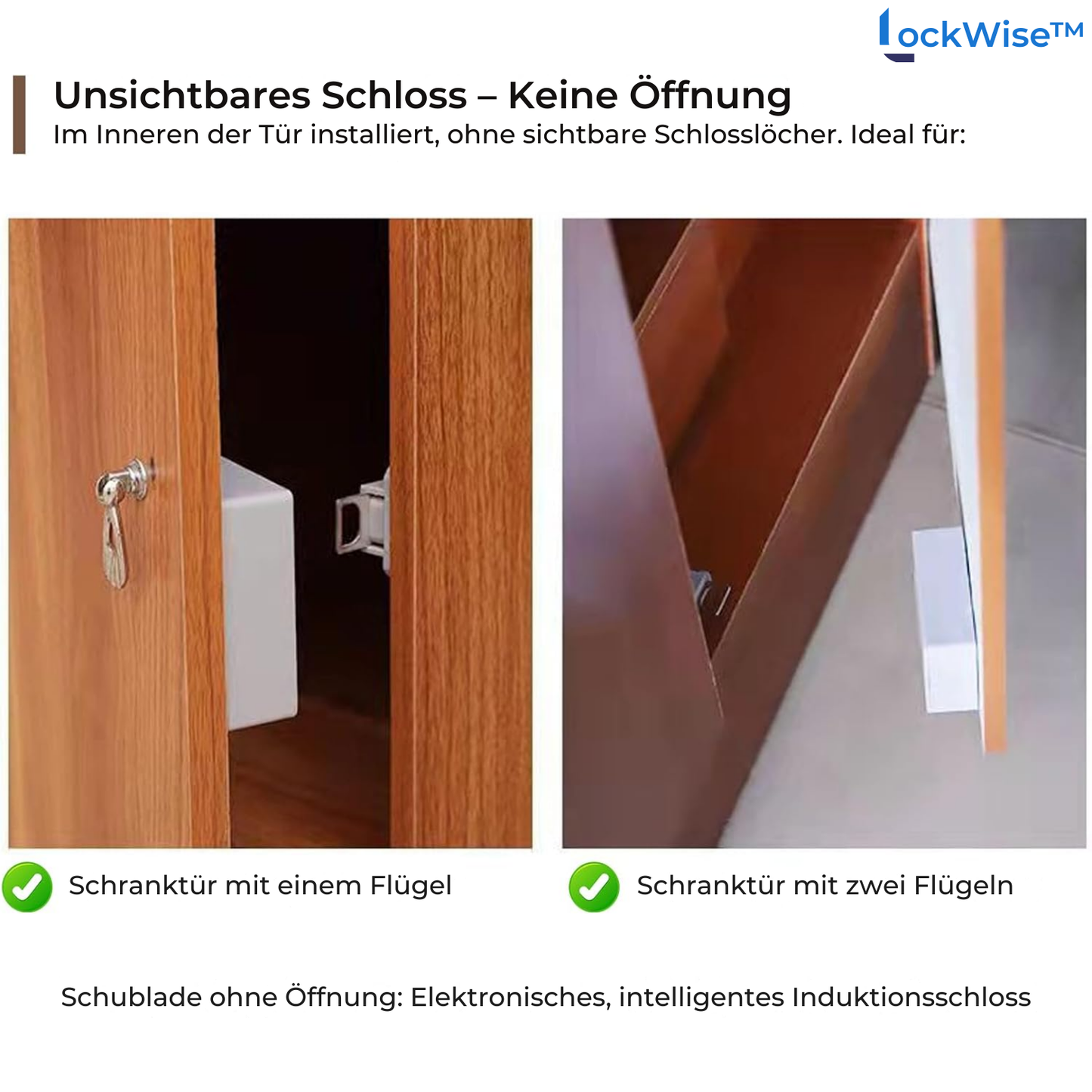 Sleek RFID Cabinet Lock for Secure Doors and Drawers
