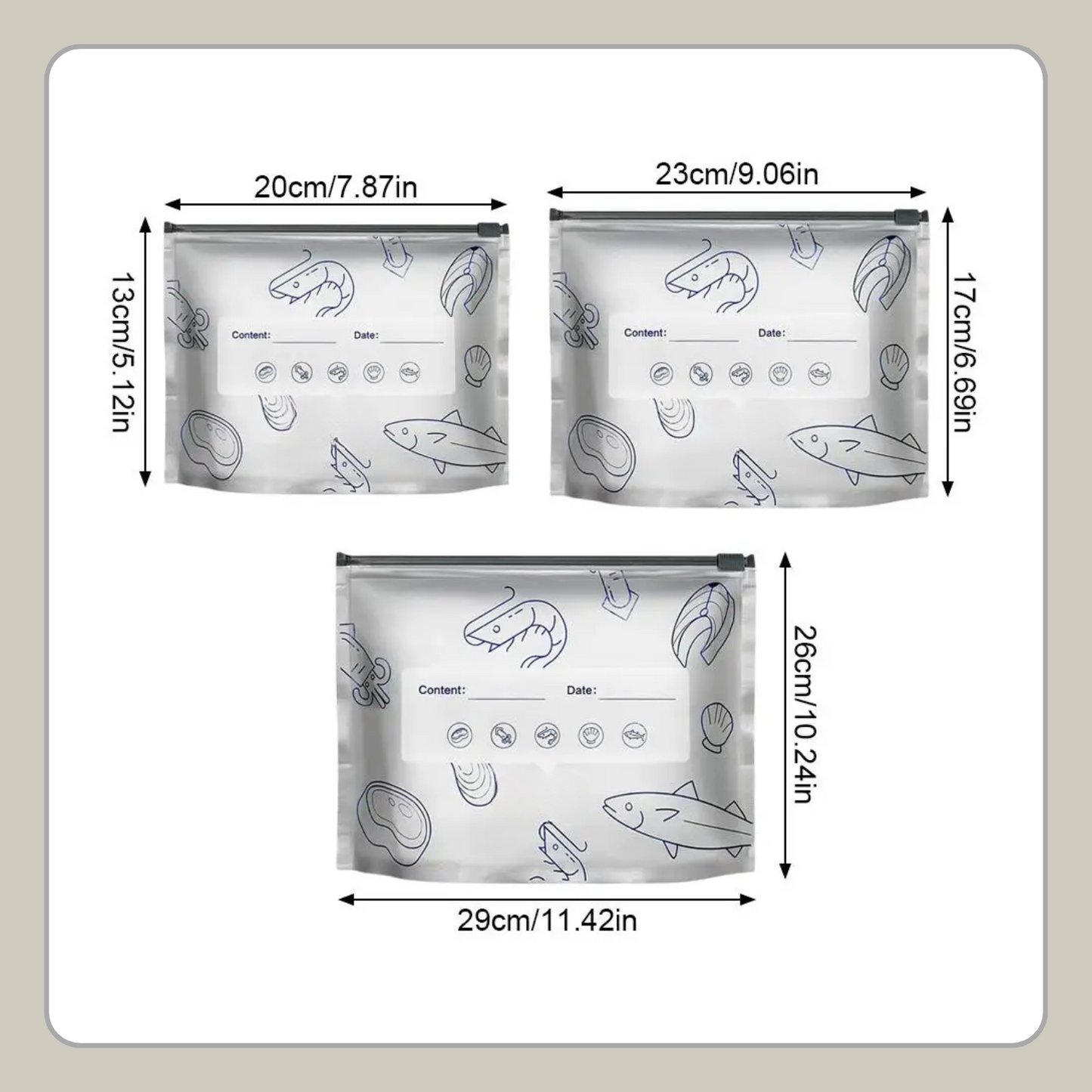 Reusable SealBag Pro Airtight Food Storage Bags