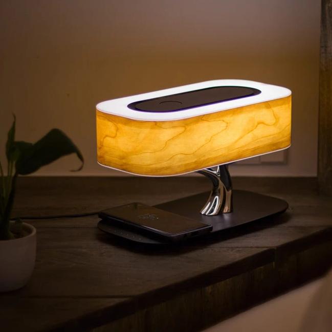 GlowNest - Declutter Your Space with Light, Music, and Wireless Charging