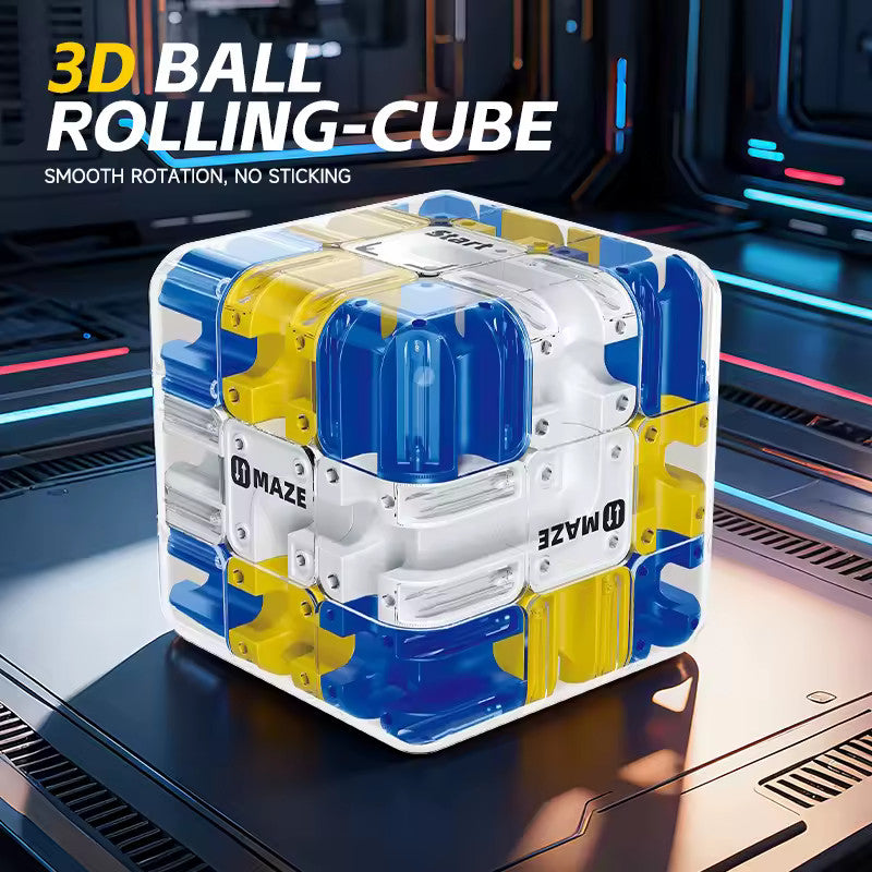 MazeMaster™ - 3D Puzzle Cube Brain Teaser