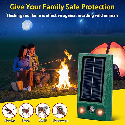 SolarGuardix™ - Solar Ultrasonic Bird Repeller with Motion Sensor