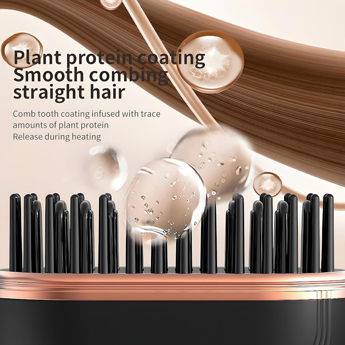 SleekPro™ Wireless Mini Hair Straightening Comb for Quick Styling