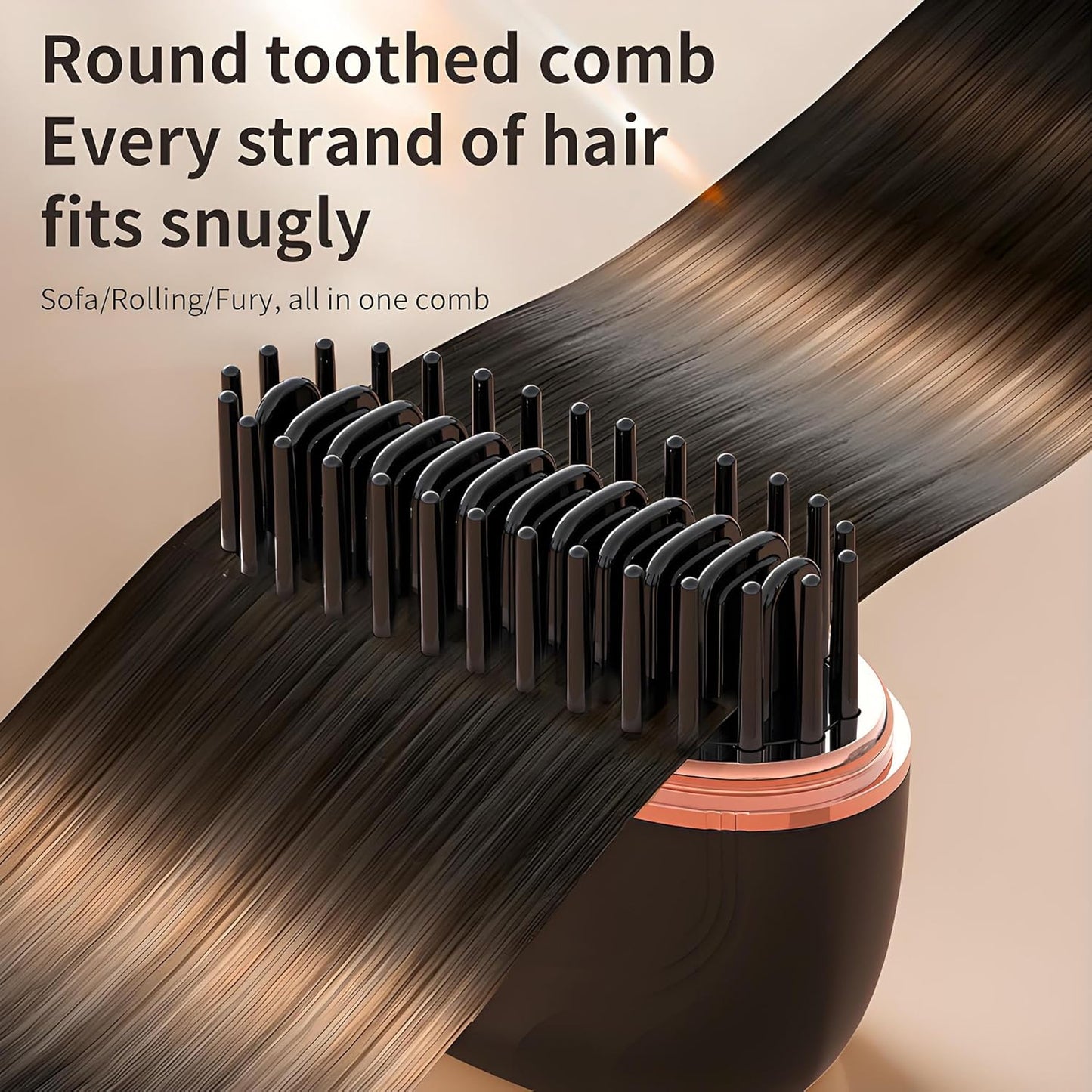 SleekPro™ Wireless Mini Hair Straightening Comb for Quick Styling