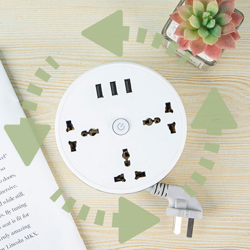 PowerFlow™ - Universal Surge Protector Power Strip
