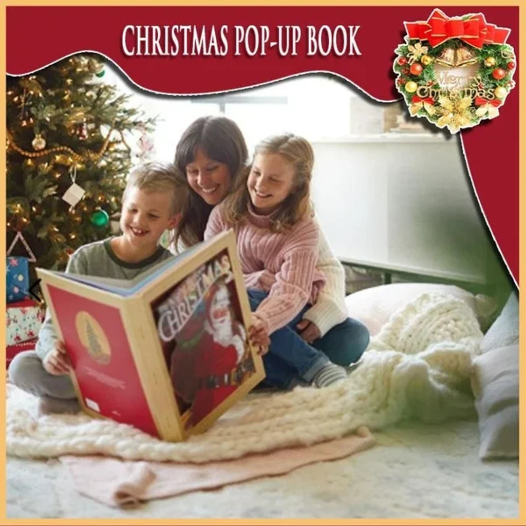 WonderTale™ - Whimsical Christmas Eve Pop-Up Book with Lights & Sound