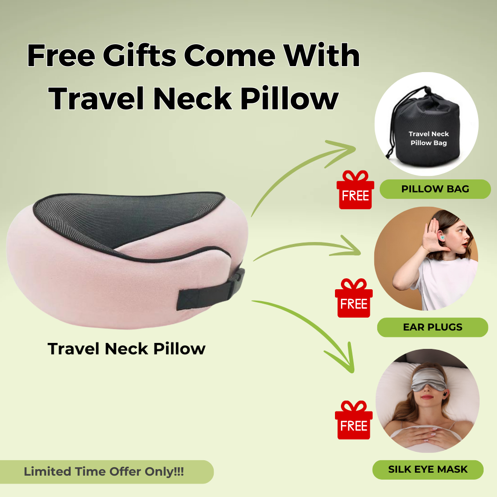 TravelEase - Wake Up Refreshed with Pain-Free Neck Support