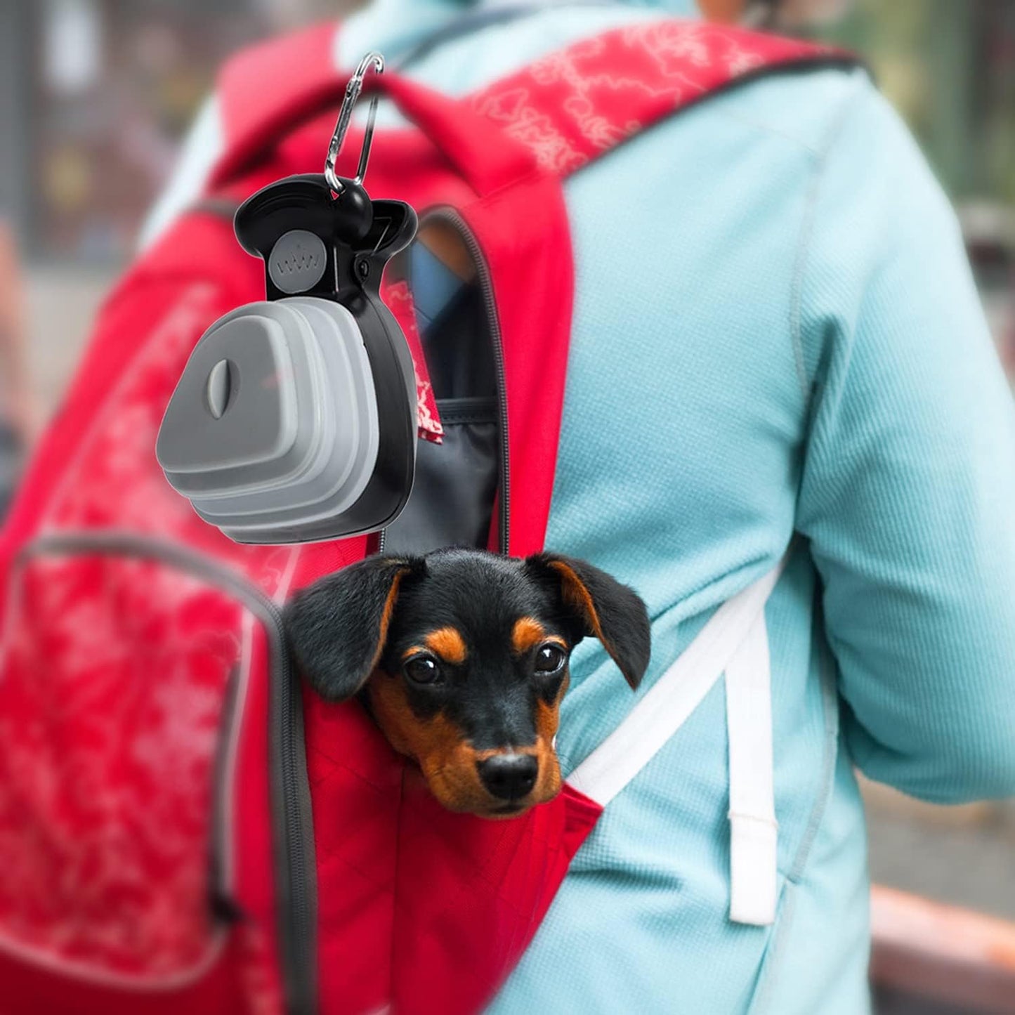 Durable Dog Scoop and Waste Bag Holder Set