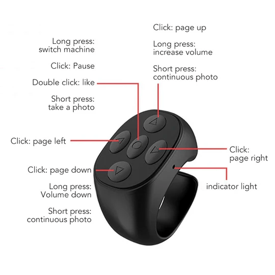 Hands-Free Fingertip Control Device for Effortless Use Anytime