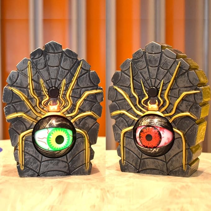 Halloween Demon One-Eyed Doorbell Decor