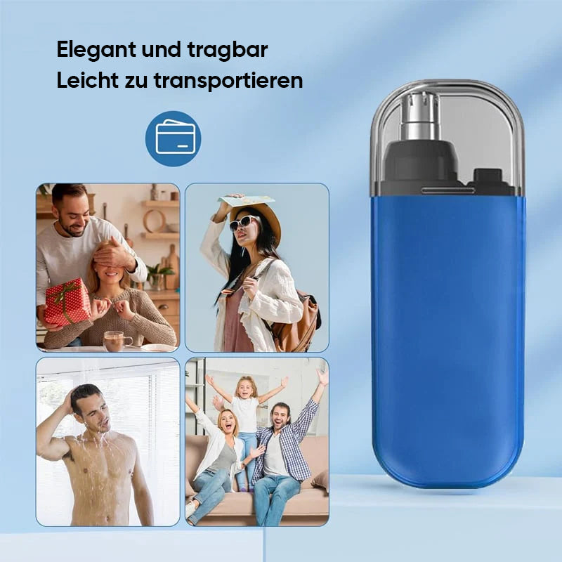 Compact Portable Nose Hair Trimmer for Easy Grooming On-The-Go