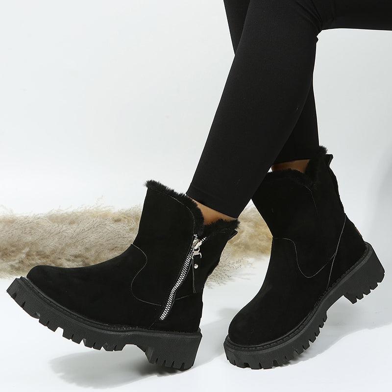 Cozy Suede Winter Boots