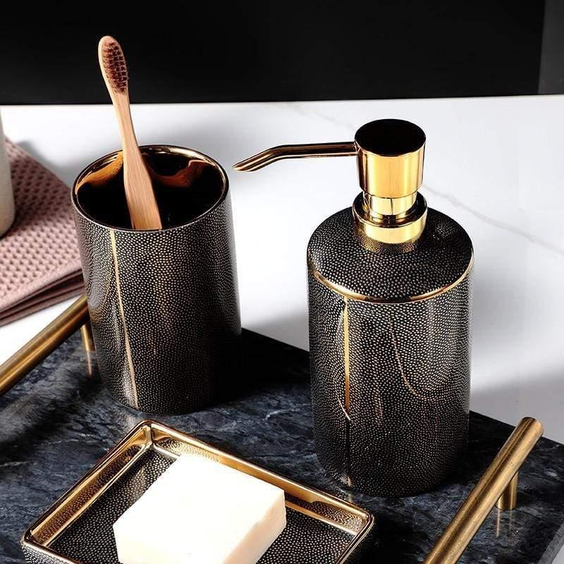 Modern Minimalist Bathroom Accessory Set