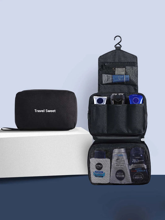 DryNexa™ TravelCube Foldable Toiletry Bag with Wet-Dry Separation