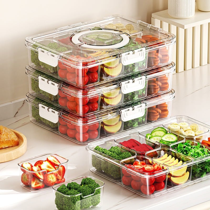 SnackEase™ - Portable Snack Box with Secure Lid