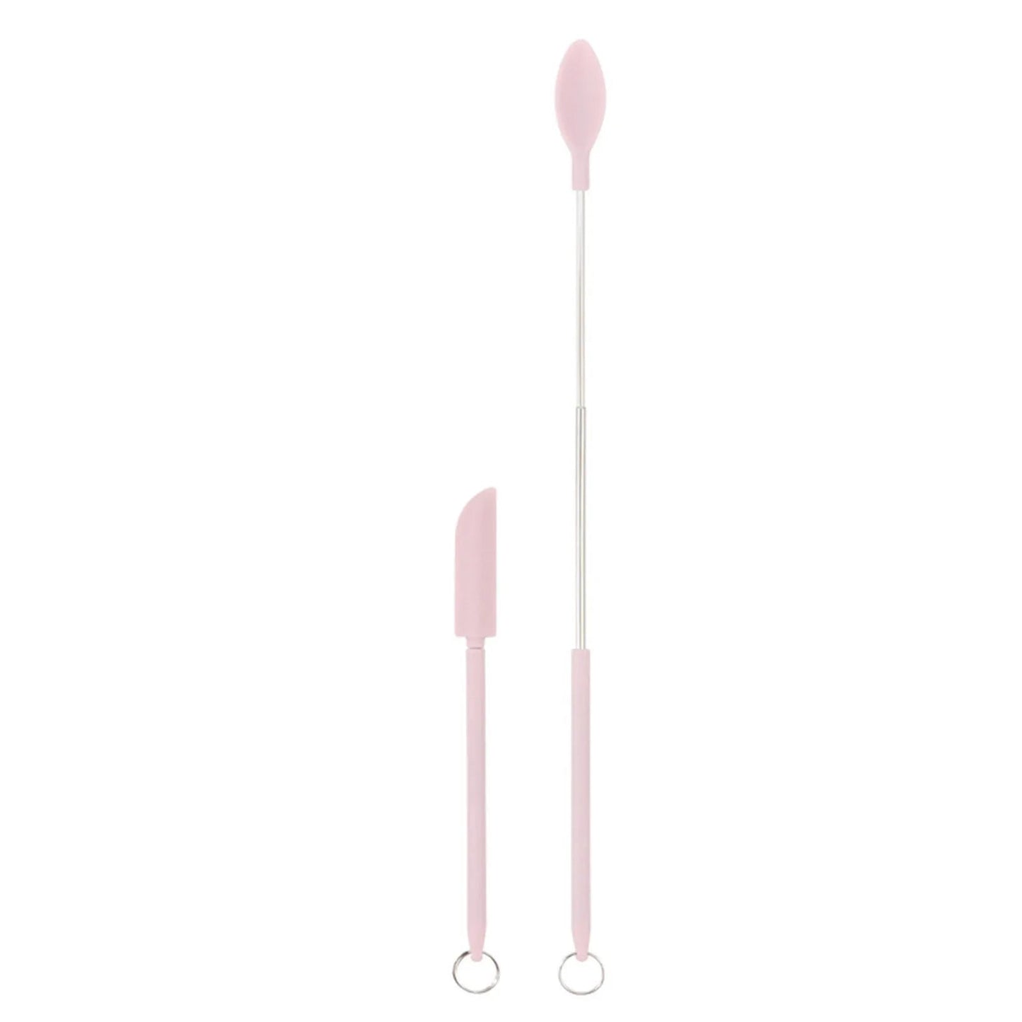 Set of Mini Silicone Jar Spatulas for Baking and Cooking