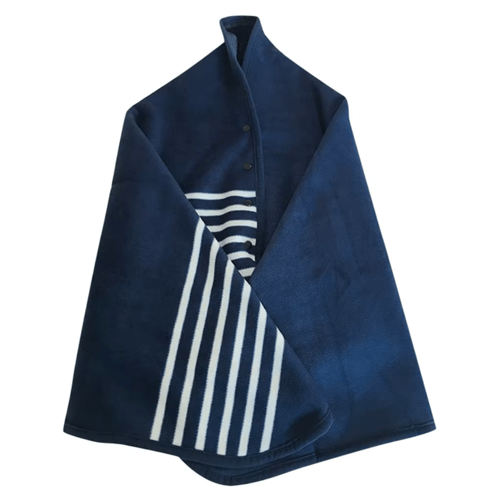 Wearable Fleece Travel Blanket Shawl