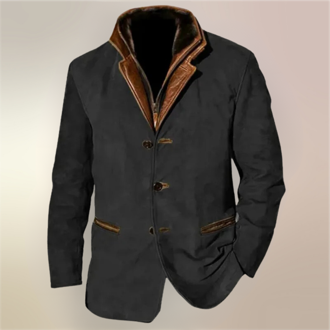 Retro Inspired Vintage Wool Blend Jacket