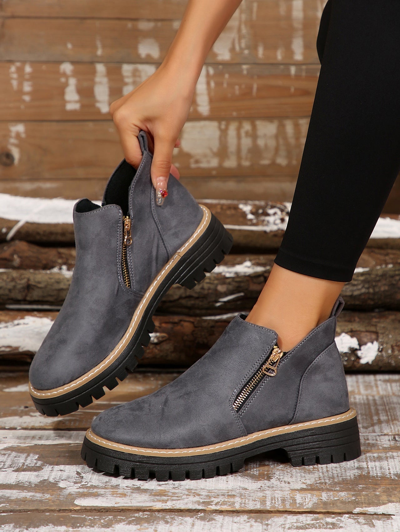 Chic Minimalist Ankle Boots for Women