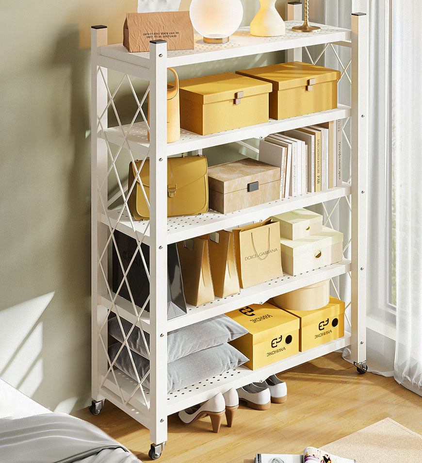 Joybos™ - Heavy Duty Foldable Metal Organizer Shelves with Wheels