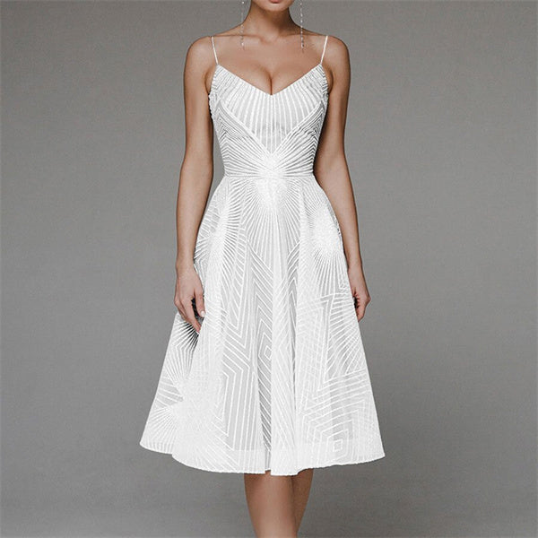 Silky Spaghetti Strap Dress for Effortless Elegance