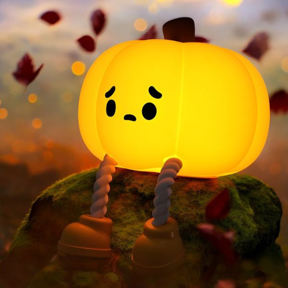Cozy Knit Mini Pumpkin Decoration