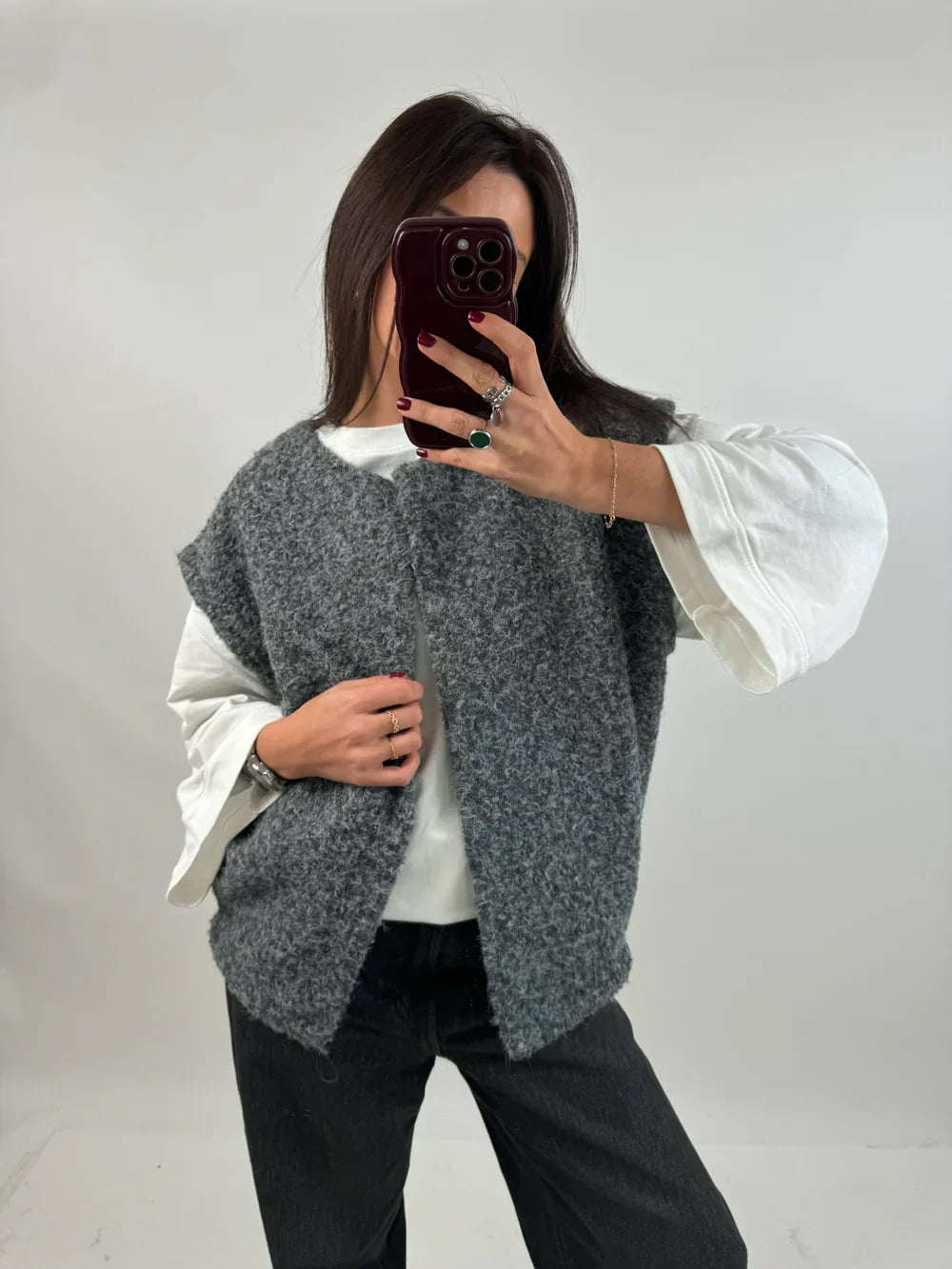 Utility Sleeveless Vest with Multiple Pockets